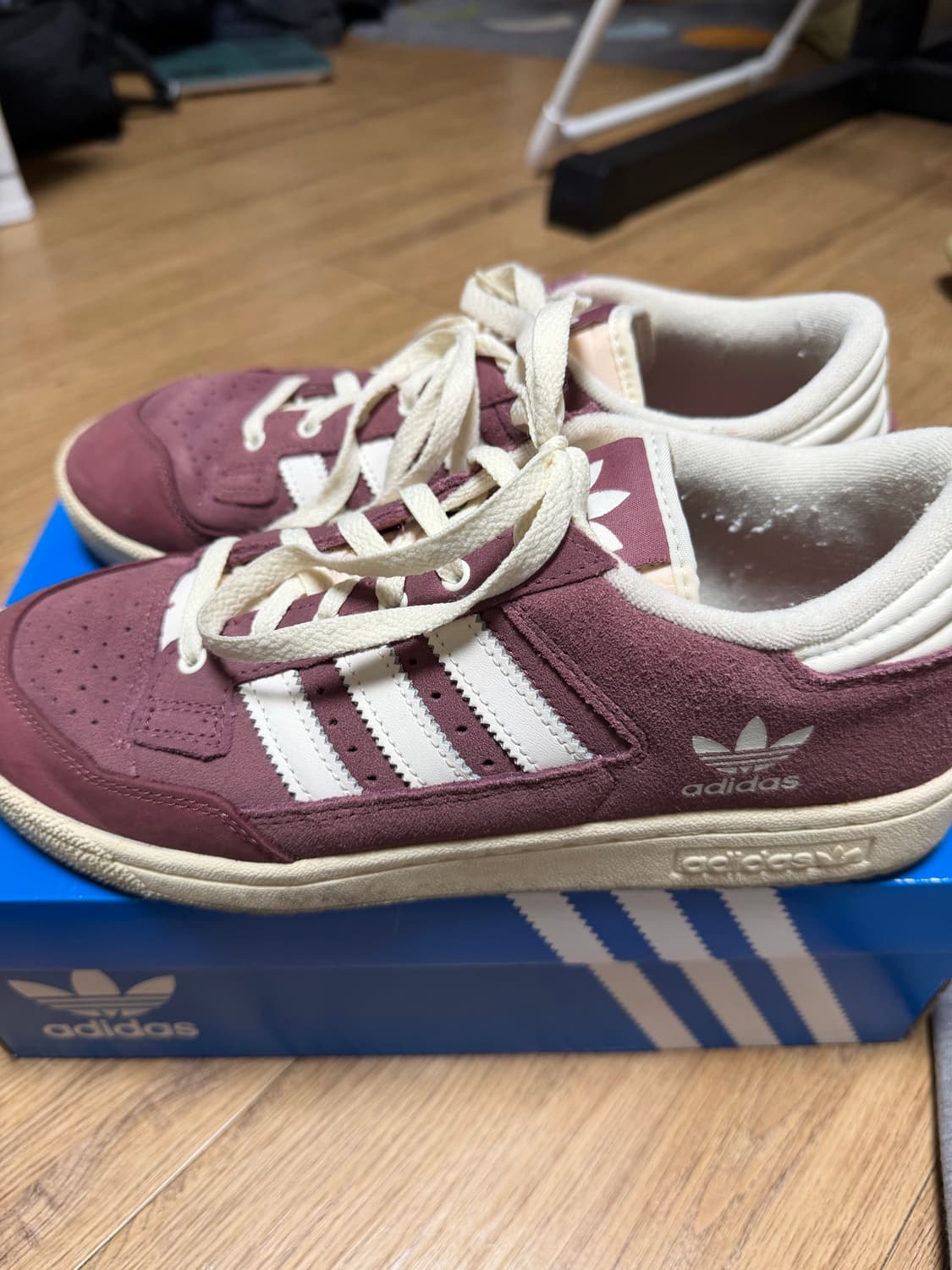 아디다스 센테니얼 85 다크핑크:화이트 270 상품이미지5