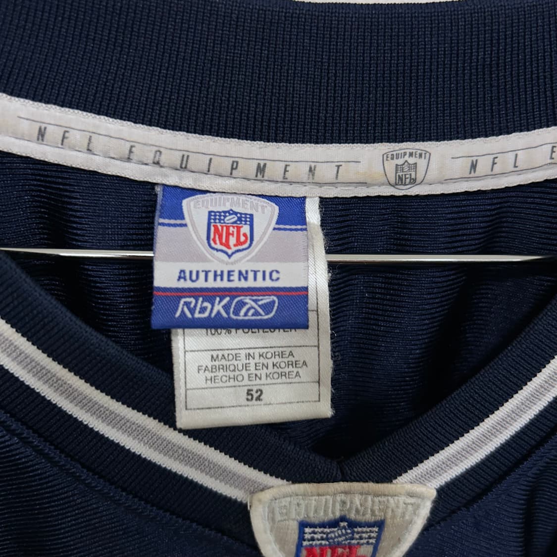 NFL 카우보이즈 메쉬 브이넥 럭비 져지 탑 상품이미지3