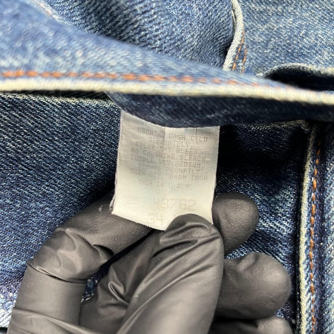빈티지 Boss Jeans 자수 로고 데님 팬츠 상품이미지5