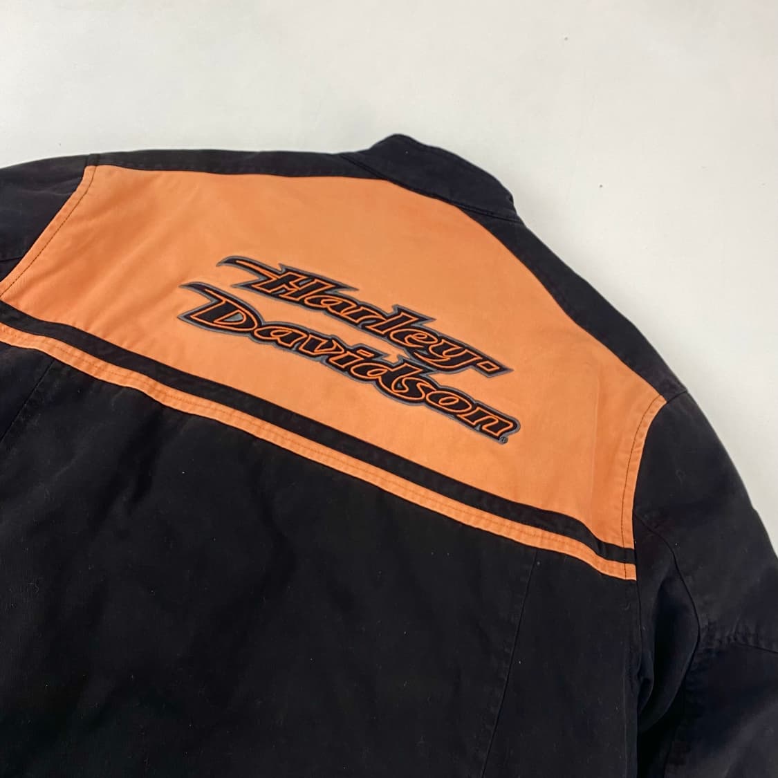 할리데이비슨 모터사이클 빅로고 코튼 봄버 레이싱 자켓 (100) 상품이미지4