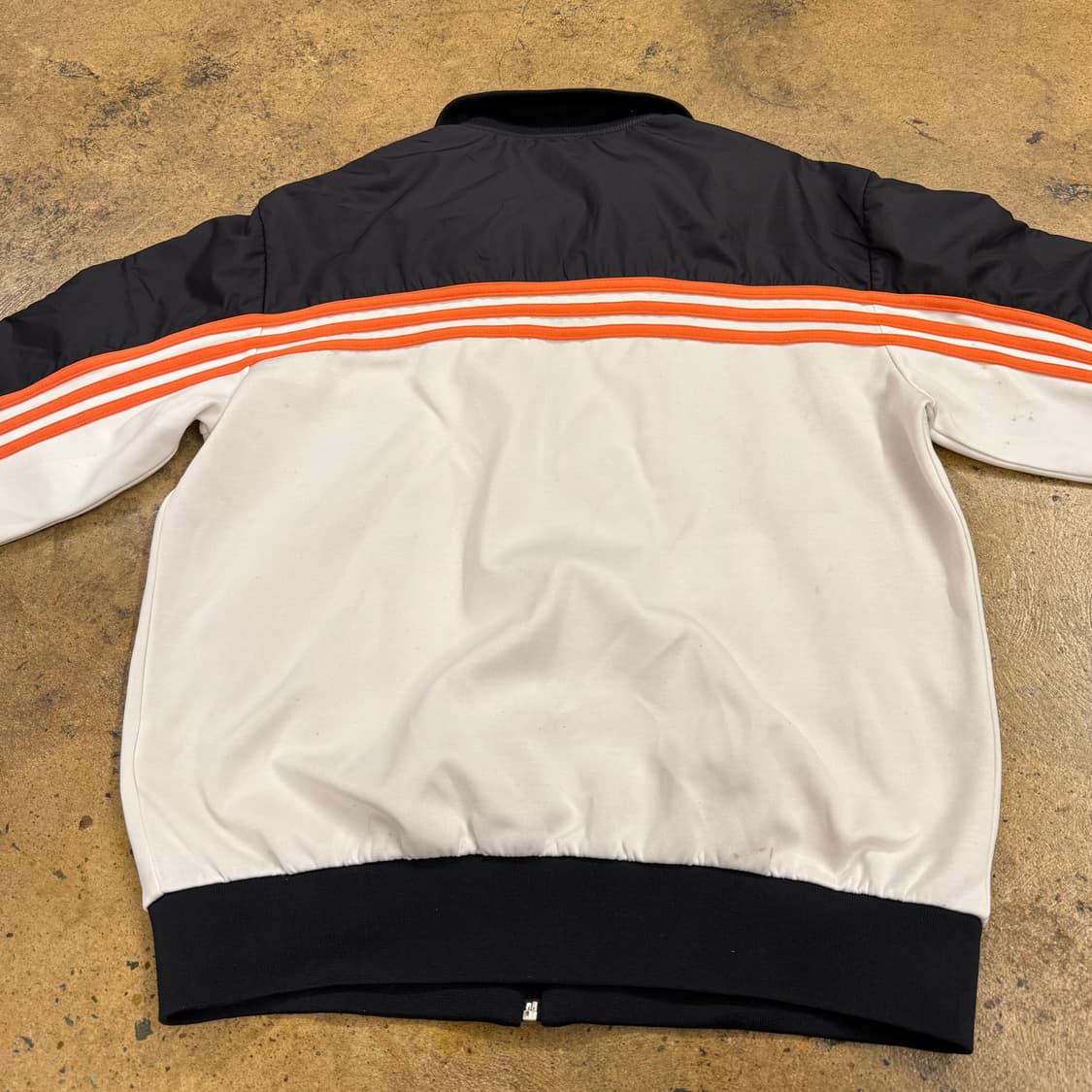 아디다스 흰검 오렌지 올드스쿨 져지 트랙탑 점퍼 95 상품이미지4