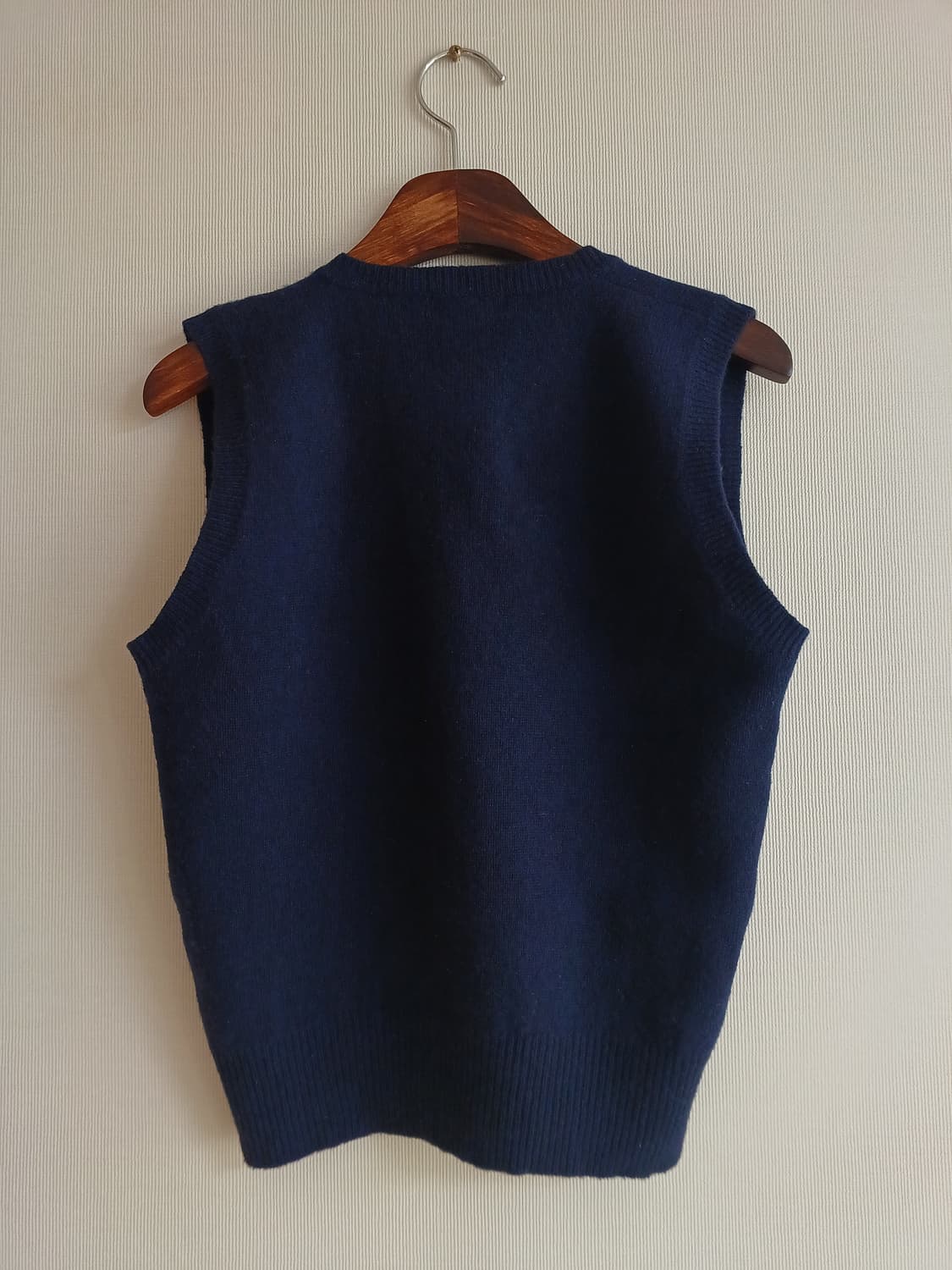 폴로 랄프로렌 여성 V넥 네이비 니트 베스트 스웨터 울 polo 조끼 상품이미지8