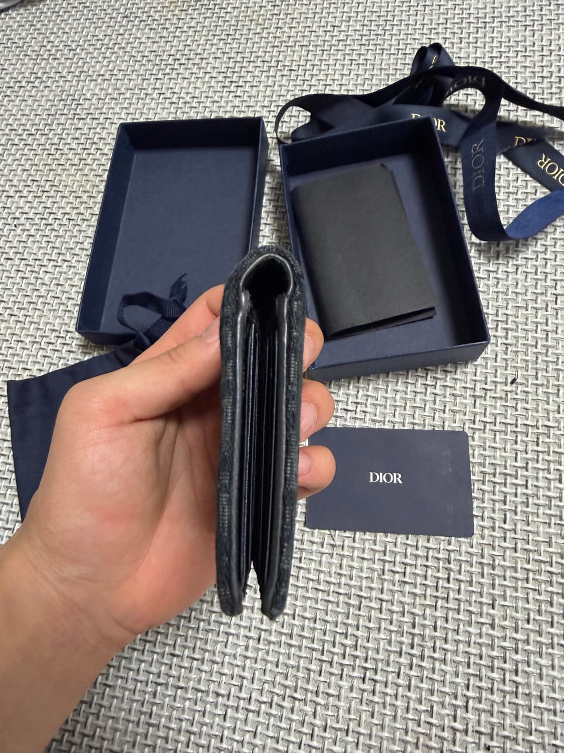 풀구성 디올 오블리크 오거나이저 블랙 상품이미지2