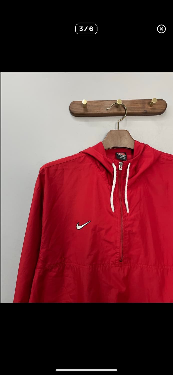 나이키 90s 올드스쿨 레드 아노락 바람막이 A3136 상품이미지3