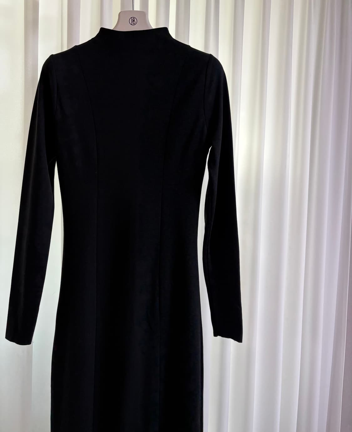 the wave 블랙 롱원피스 상품이미지4