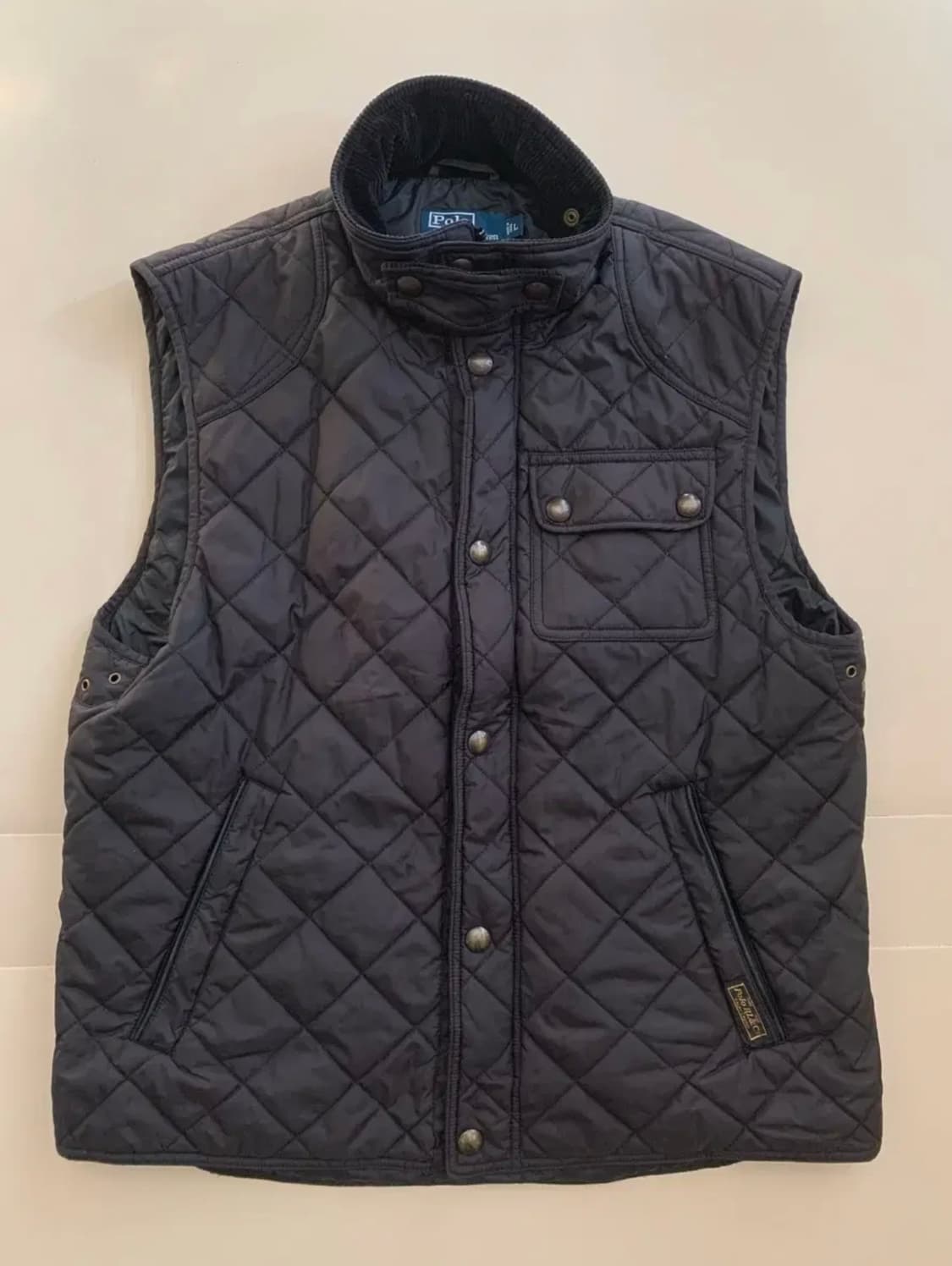 폴로 랄프로렌 퀼팅 조끼 블랙 L 상품이미지1