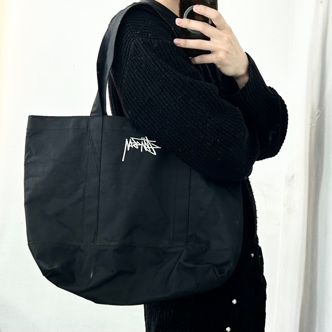 스투스 로고 토트백 상품이미지3