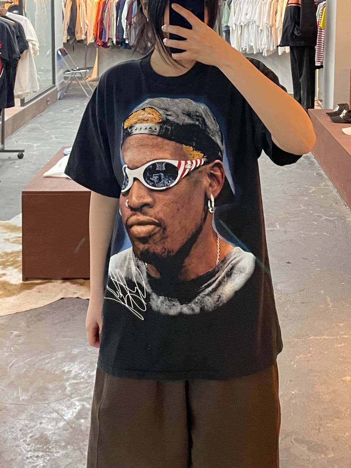 빈티지 데니스 로드맨 그래픽 반팔 H2524 상품이미지1