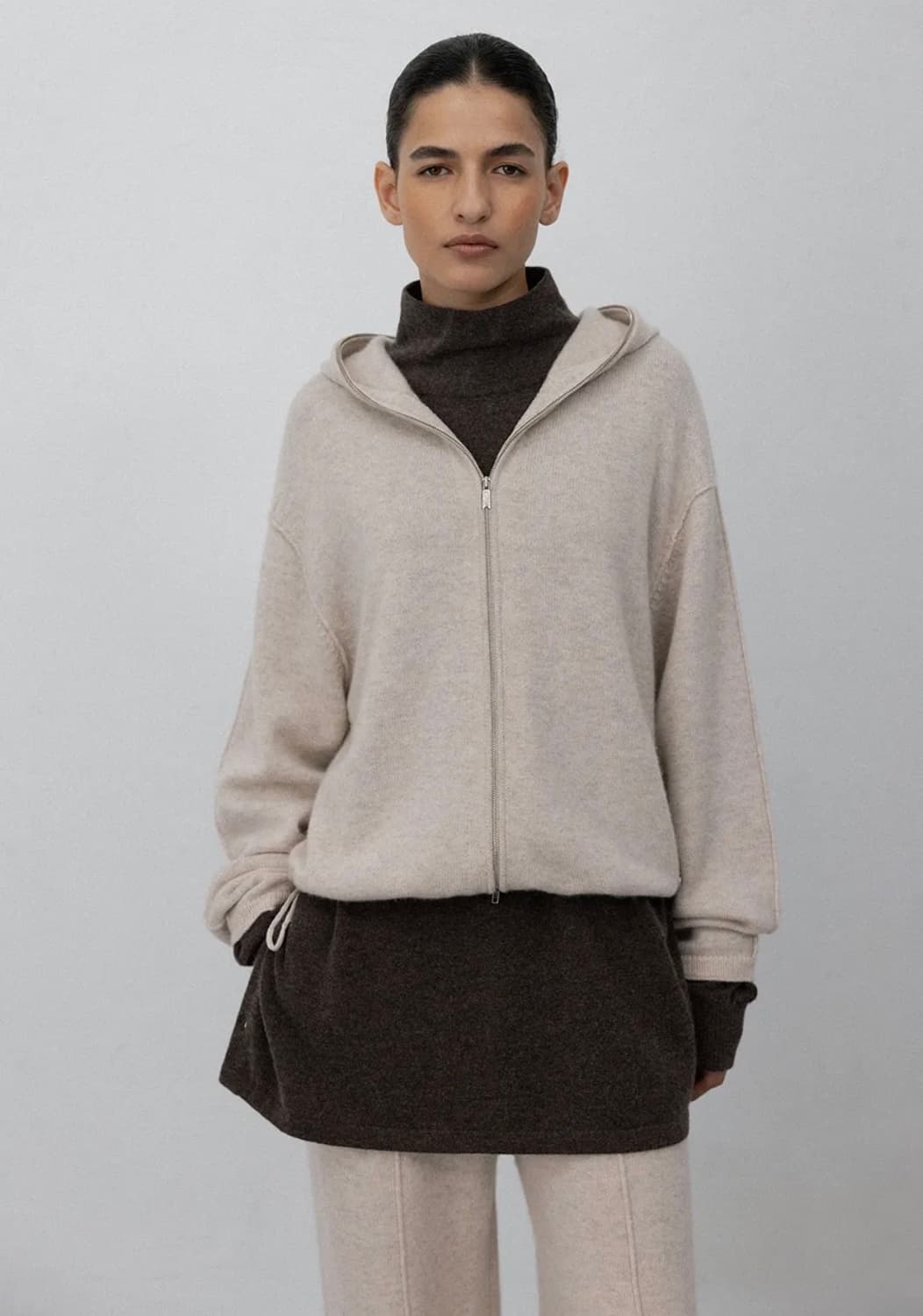 (새상품)우마뭉 캐시미어 후드집업 상품이미지2