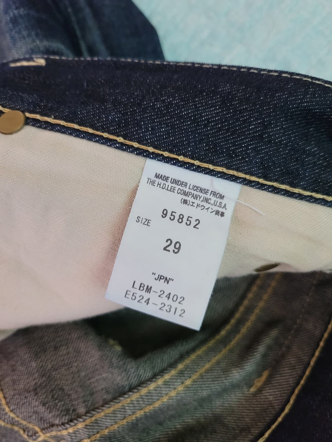 리 라이더스 LEE Riders 아메리칸렉시 콜라보 슬림테이퍼드진 31 상품이미지5