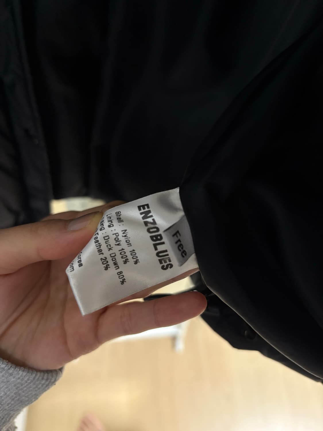 엔조블루스 숏 패딩 상품이미지2