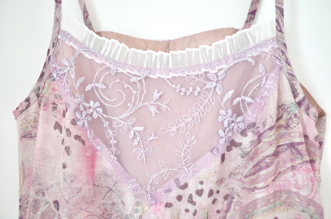 wndress 빈티지 쉬폰 드레스 상품이미지3