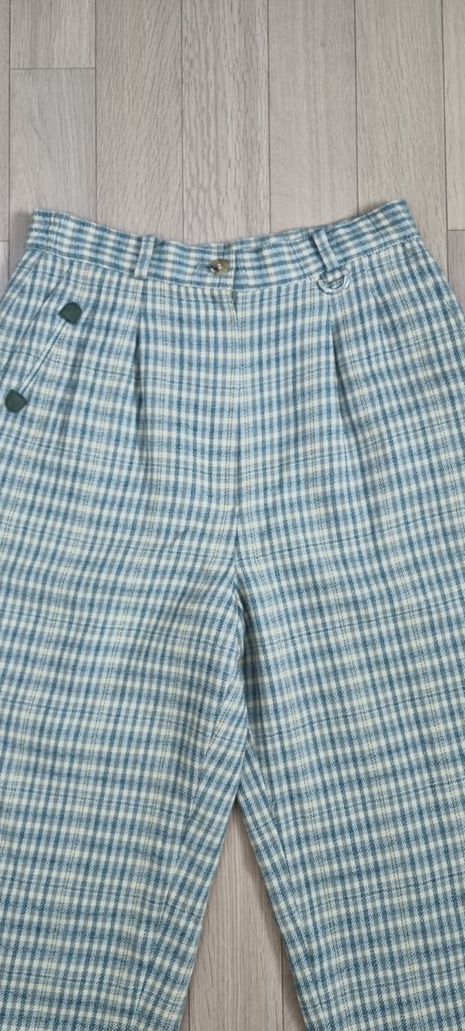 크리스찬디올 울 100 체크 팬츠 S _ 여성 상품이미지2