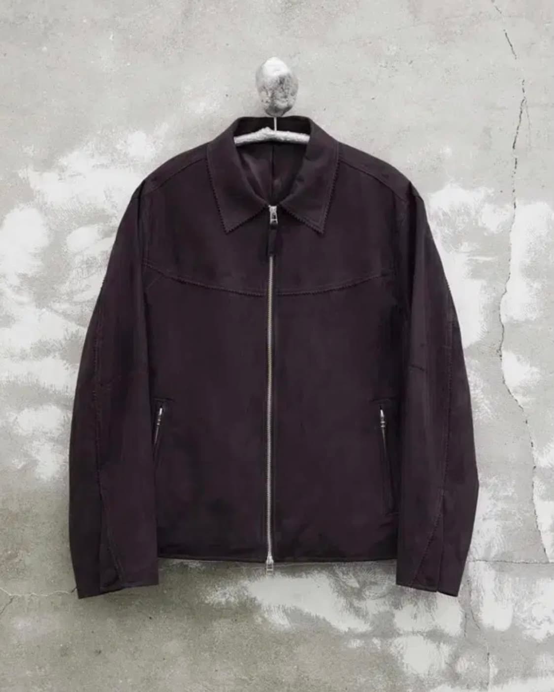 [M]유스 폭스 스웨이드 자켓 퍼플 상품이미지1