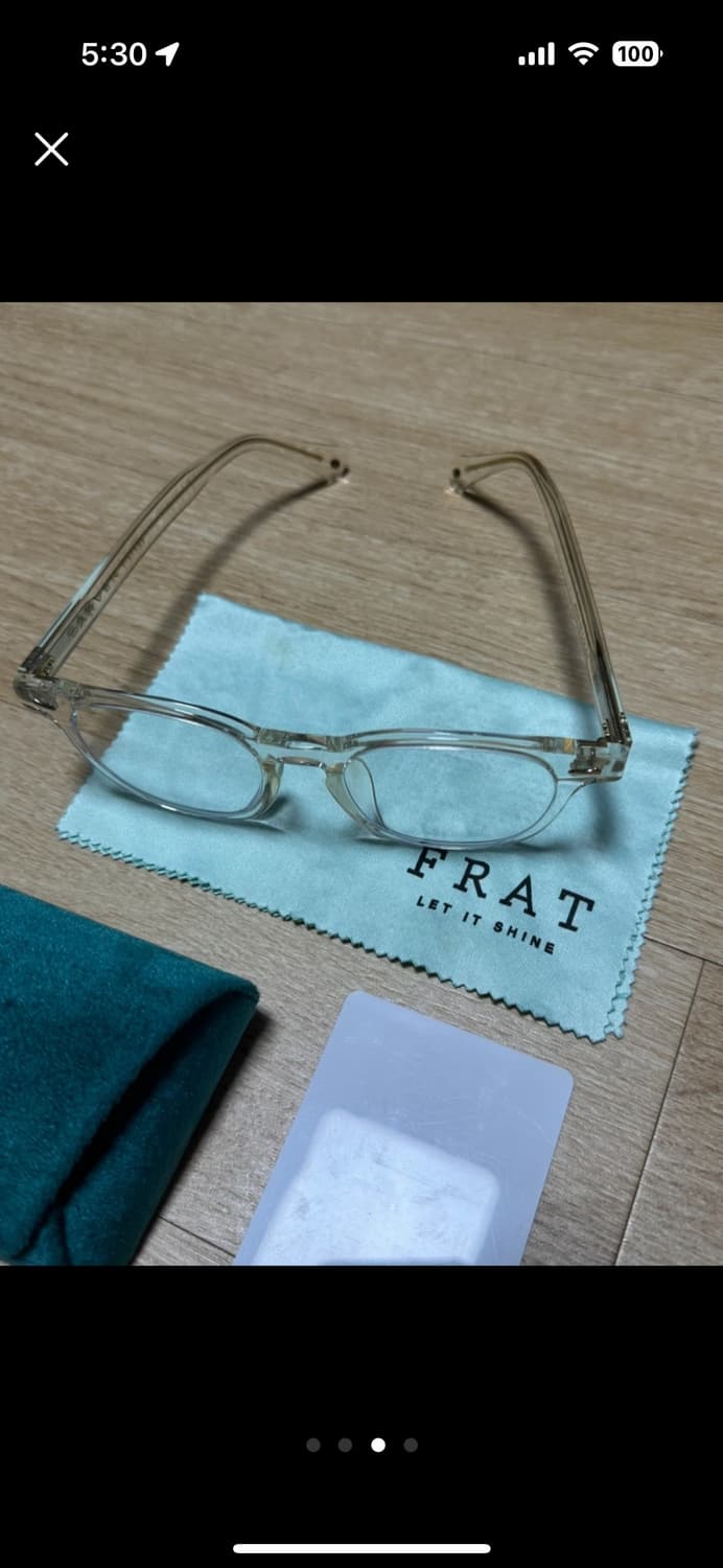 carven buzz 카르벤 버즈 투명안경 상품이미지3