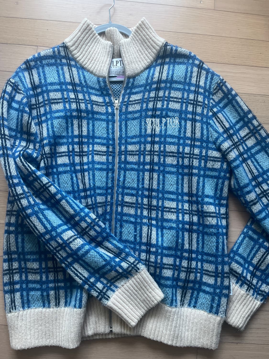 sculptor 니트 집업 상품이미지1