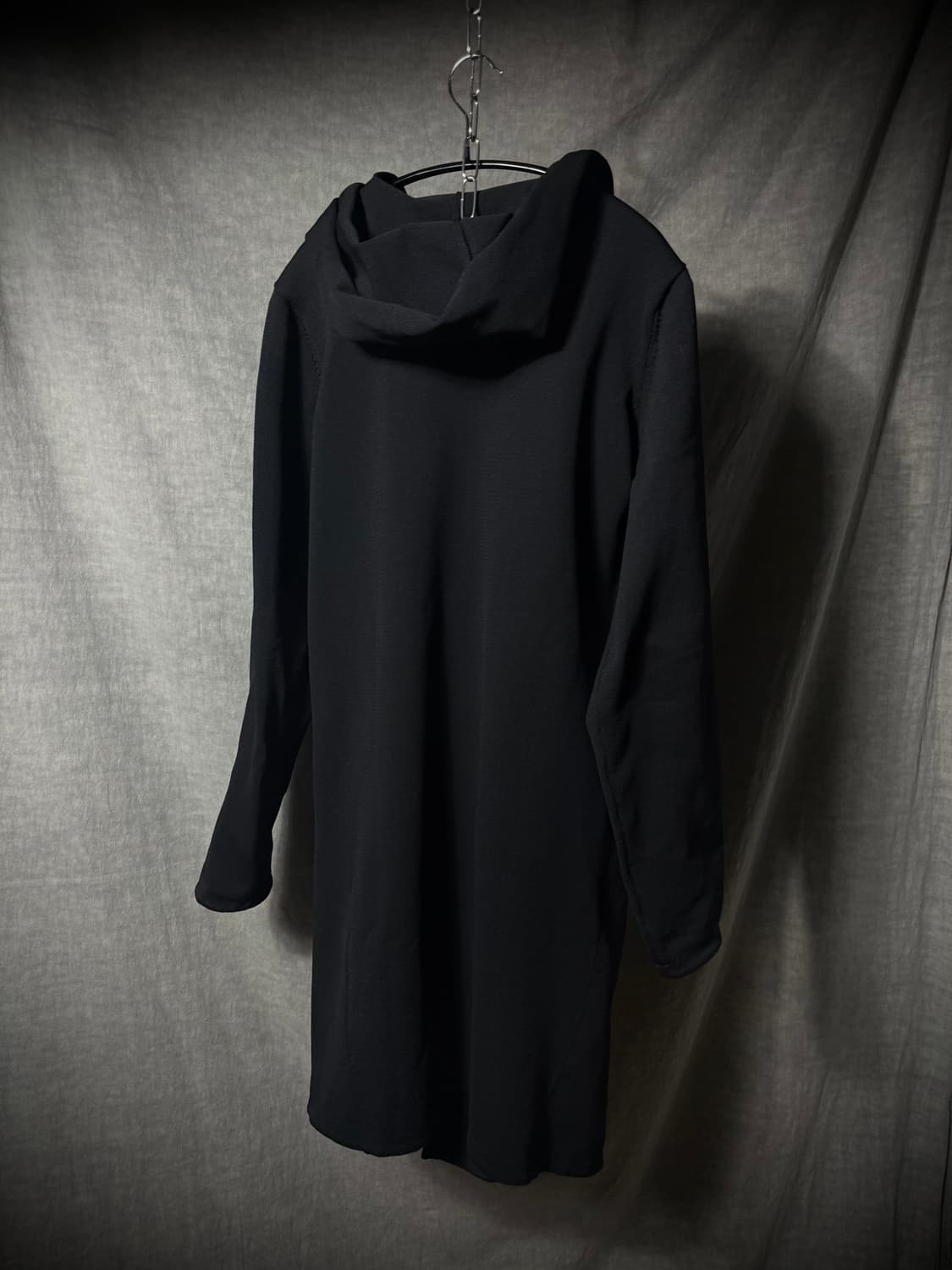 CIVARIZE Asymmetric Zip Long Hoodie Coat 상품이미지5