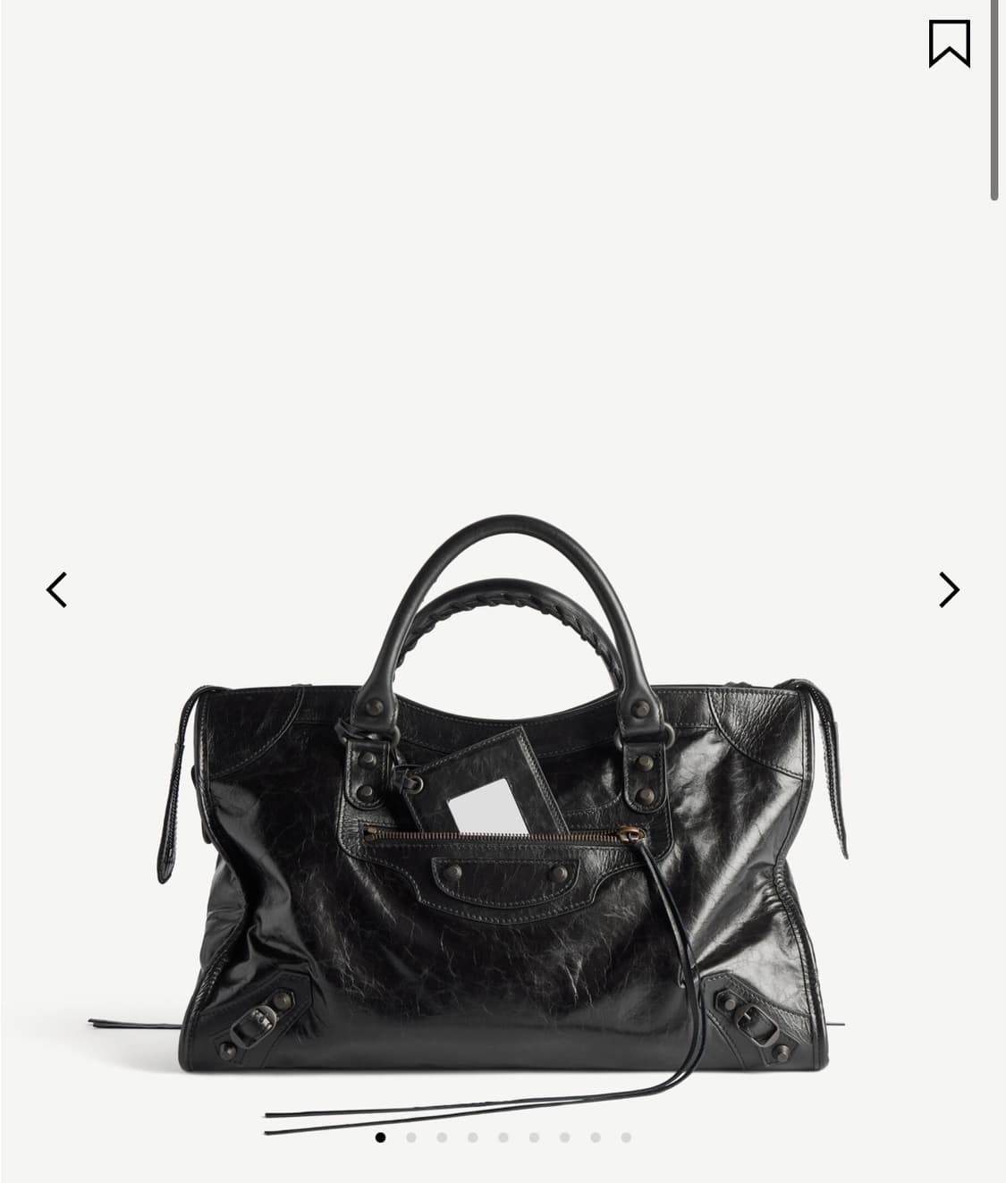 발렌시아가 모터백 미디움 블랙 상품이미지1