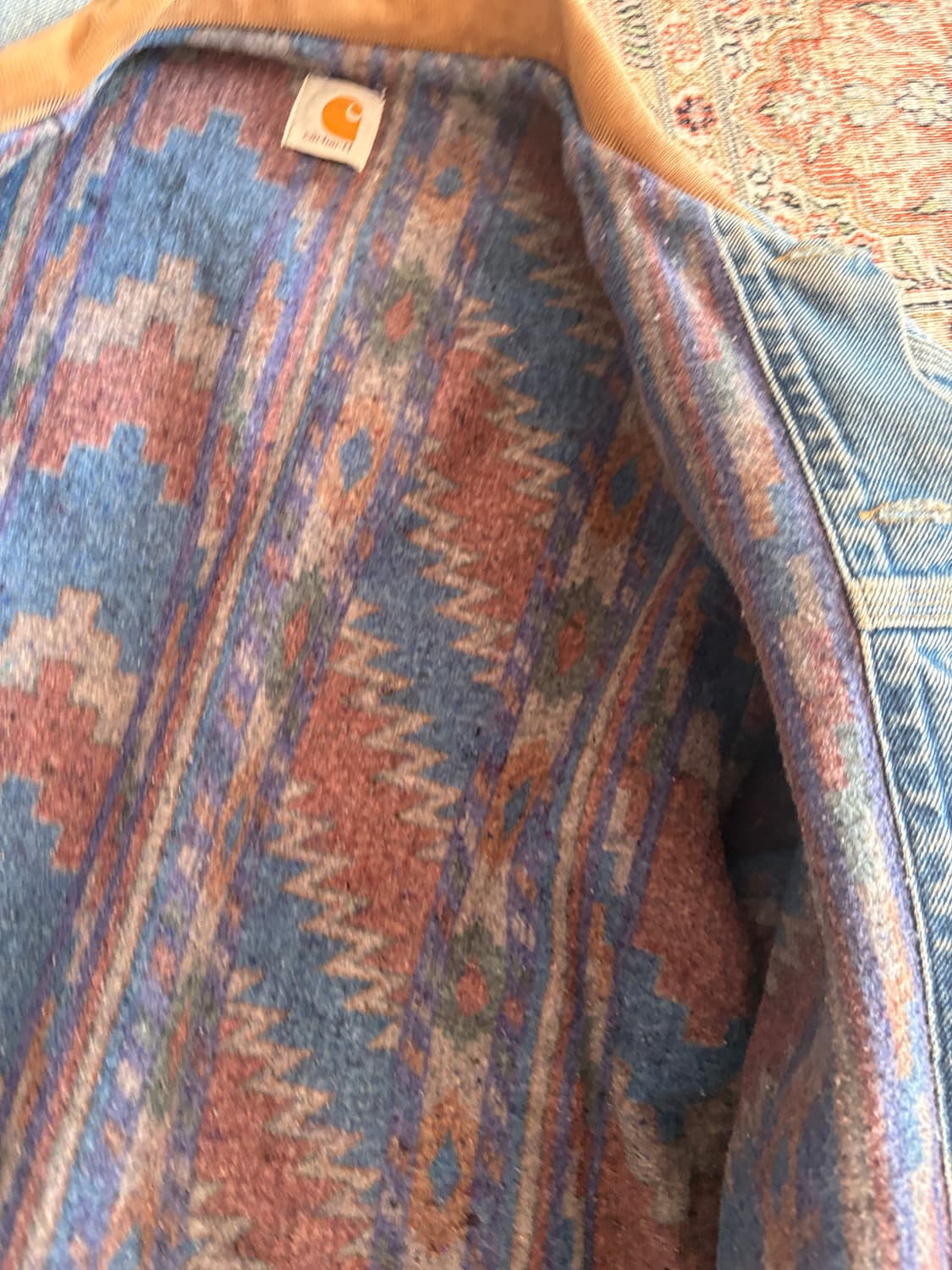 레어 빈티지 칼하트 데님 자켓 상품이미지10