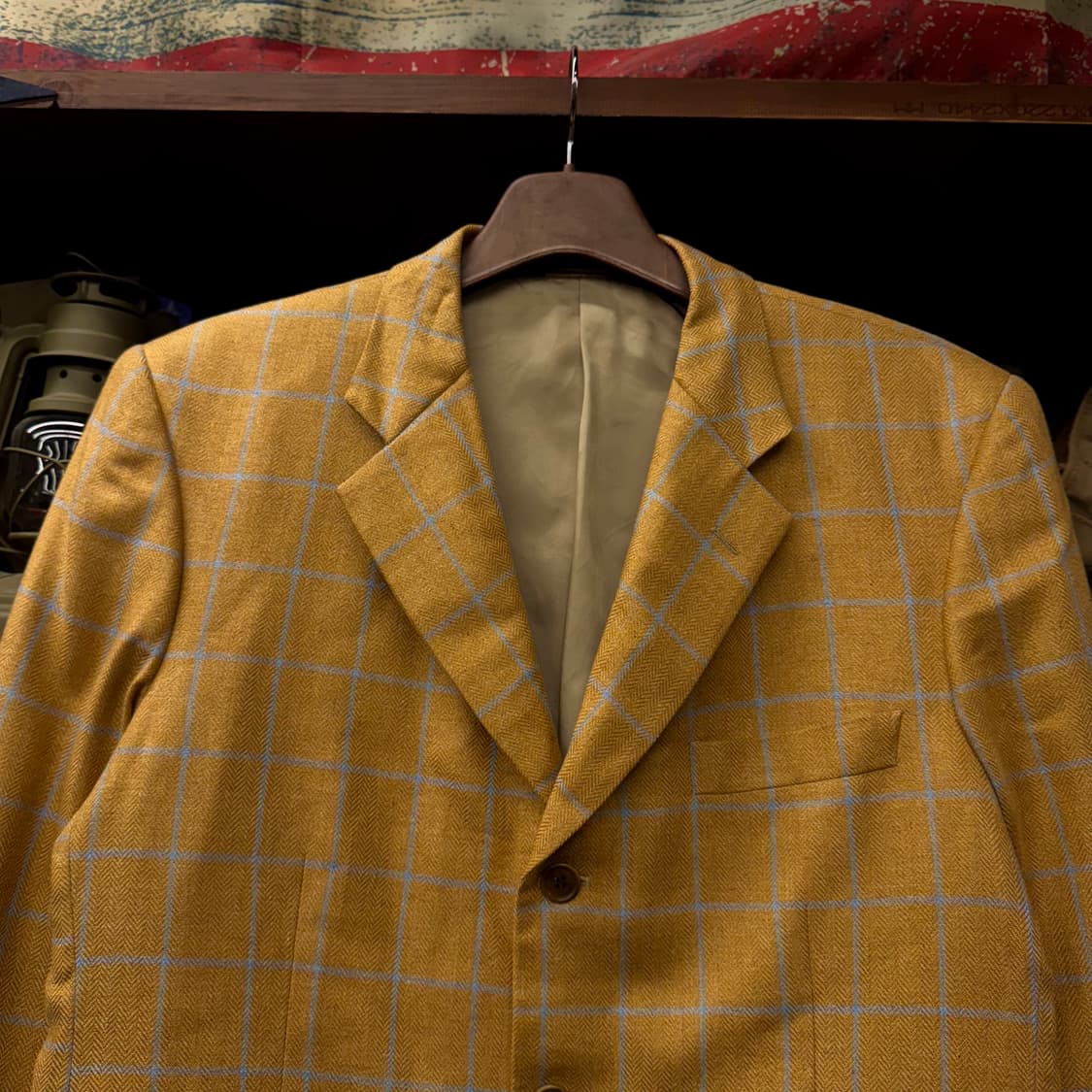 브룩스 브라더스 헤링본 패턴 스포츠 코트 울 클래식 블레이져 상품이미지3