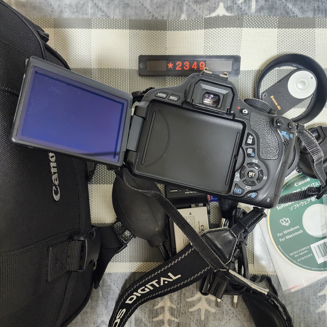 캐논 EOS 600D 디지털카메라 가방 세트 상품이미지5