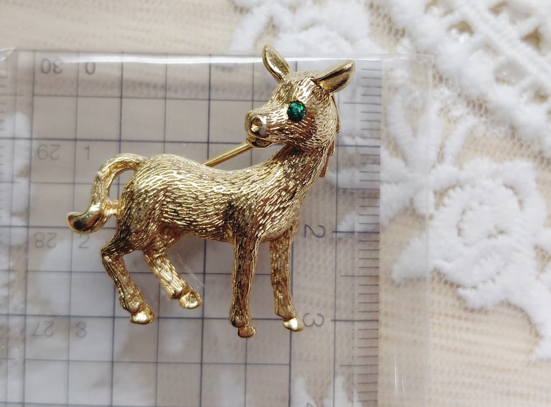 Vintage lisner사의 당나귀 브로치 상품이미지7