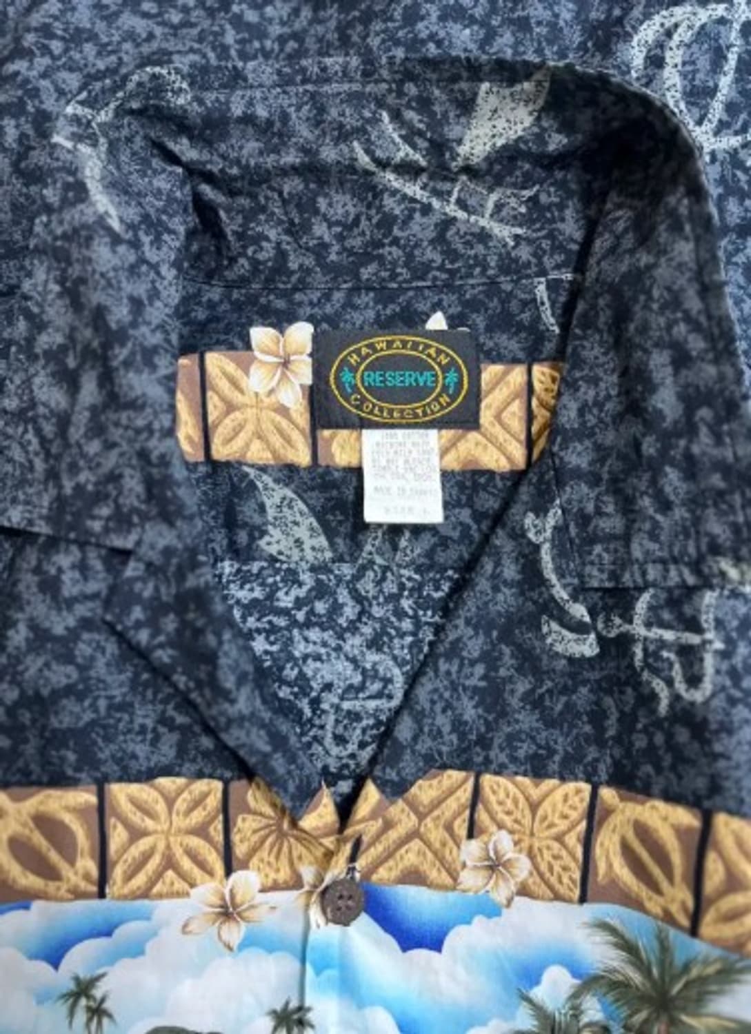 리저브RESERVE 남성 코튼 하와이안셔츠  상품이미지4