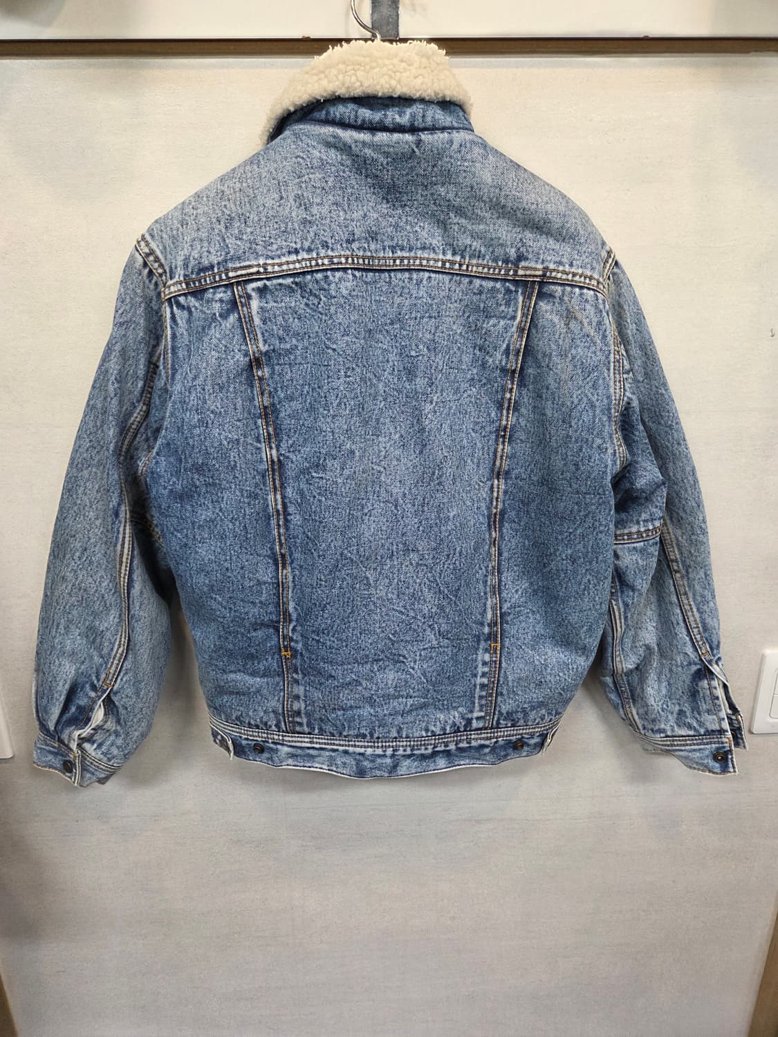 Lee 올드스쿨 쌍방울 라이더스 빈티지워싱 쉐르파 데님자켓 m 상품이미지2