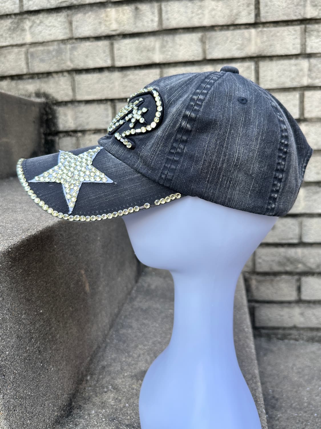 Vintage y2k biz cap gray 상품이미지4