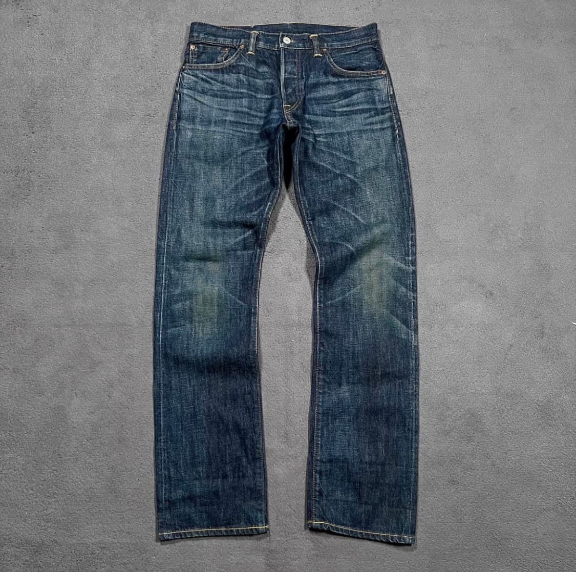 RRL 더블알엘 로우 스트레이트 Stillwater 셀비지 데님팬츠 상품이미지3