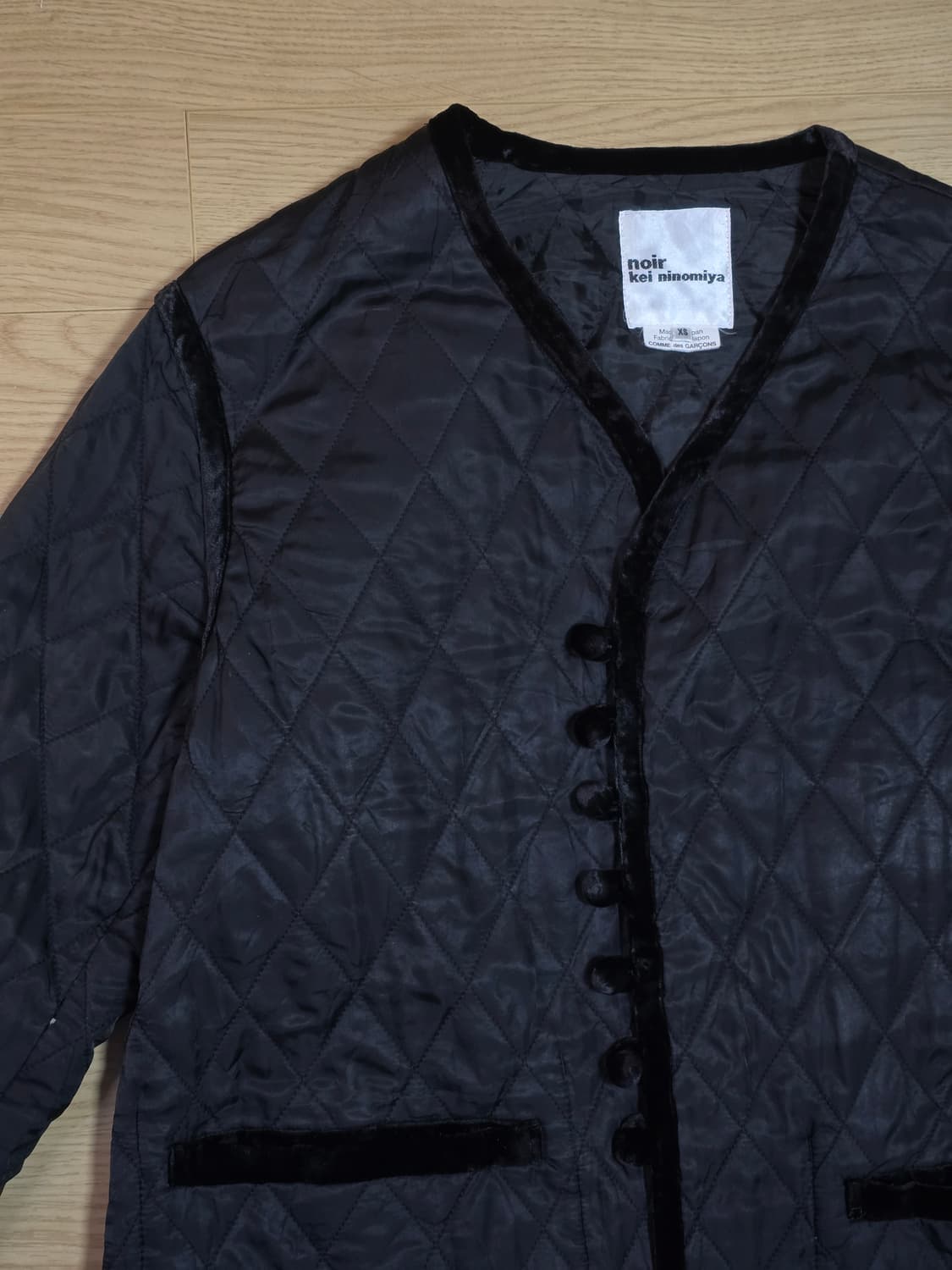 noir kei ninomiya 느와 케이 니노미야 퀄팅 디자인 코트 상품이미지1