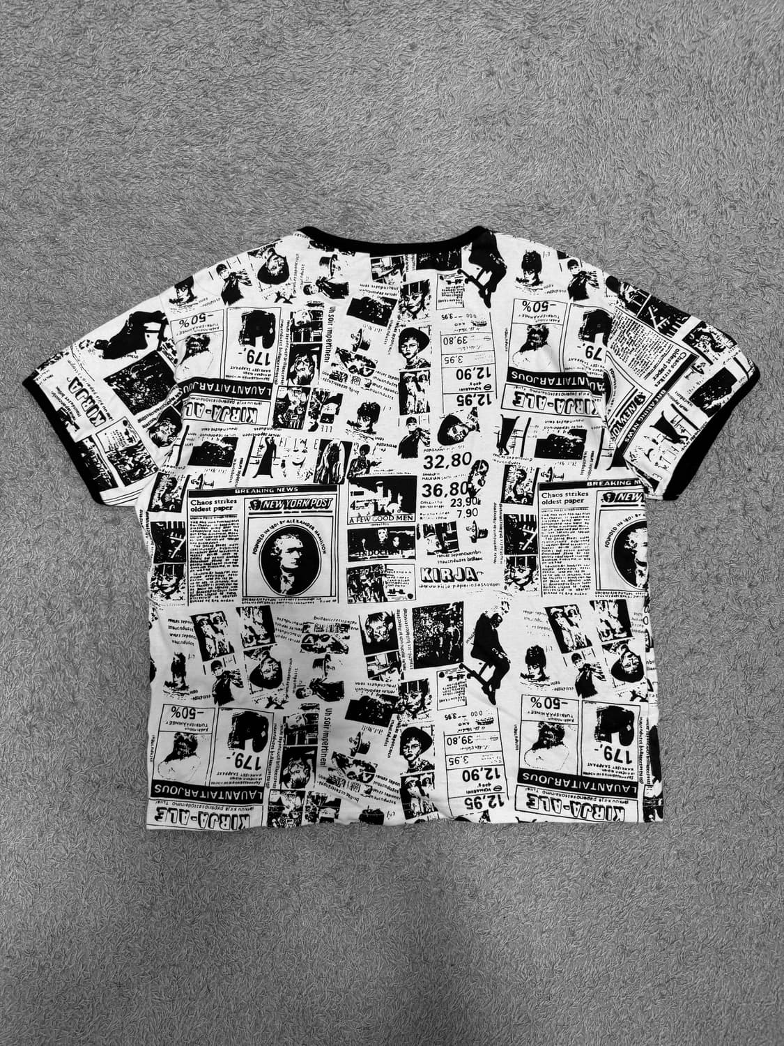 일본 빈티지 매거진 프린팅 티셔츠 상품이미지4