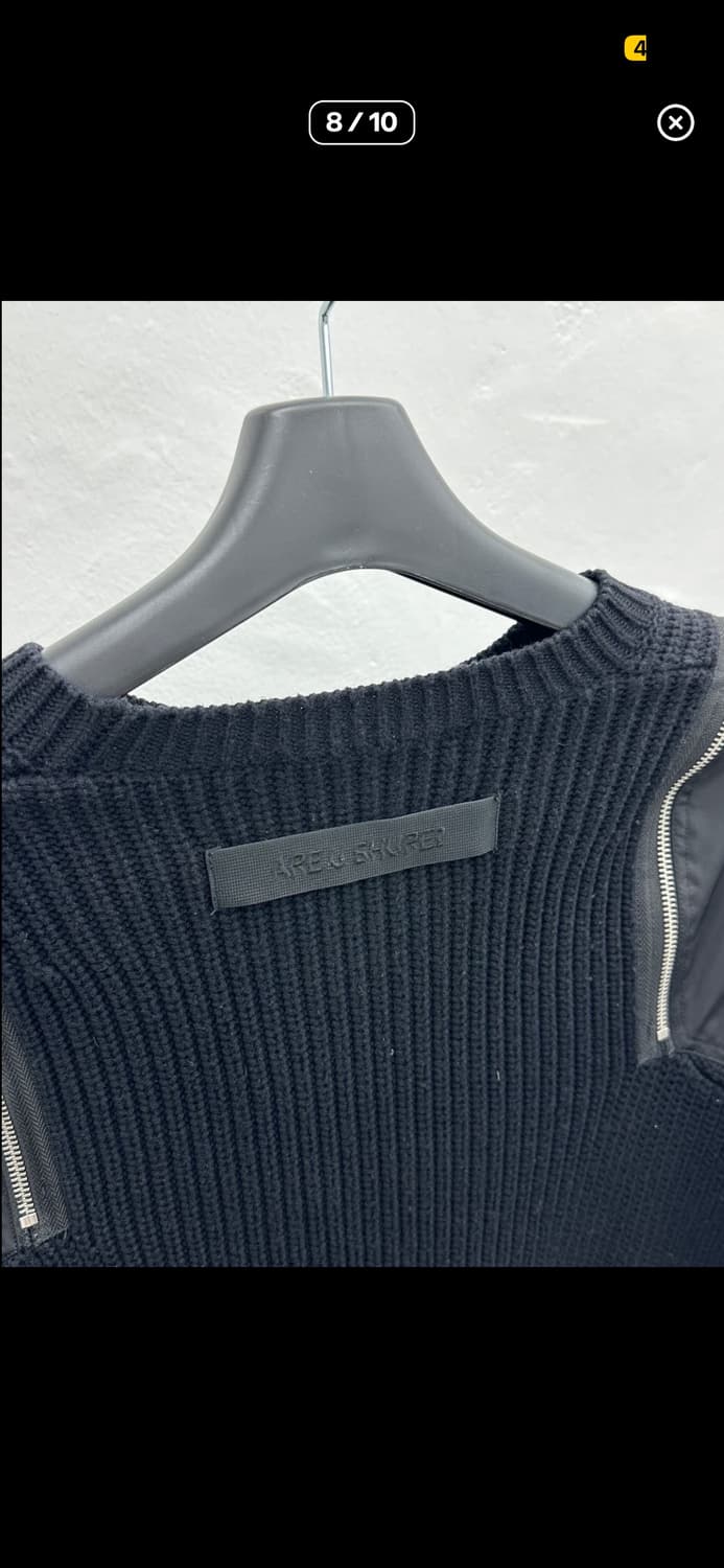 디젤 해체주의 크루넥 니트 상품이미지8