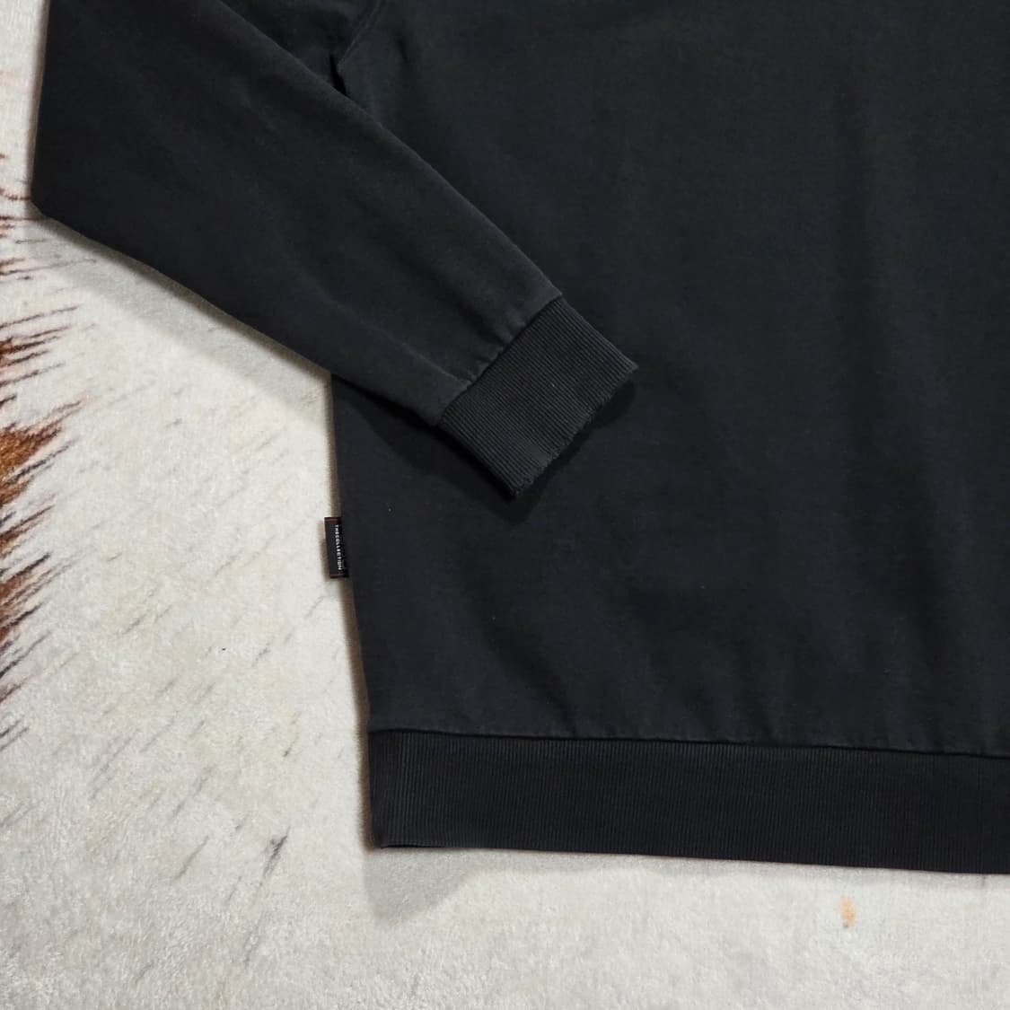 후부 올드스쿨 블랙 맨투맨 상품이미지7