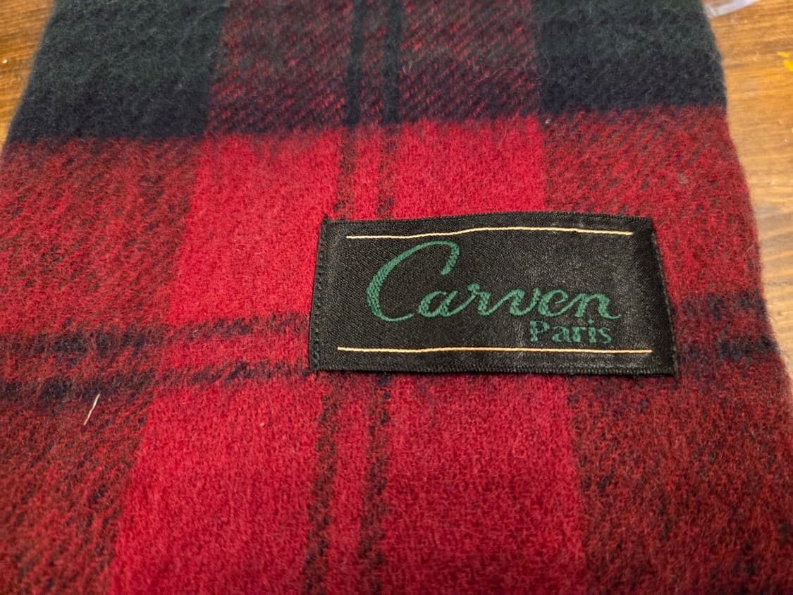 까르벵 타탄체크 머플러 상품이미지6