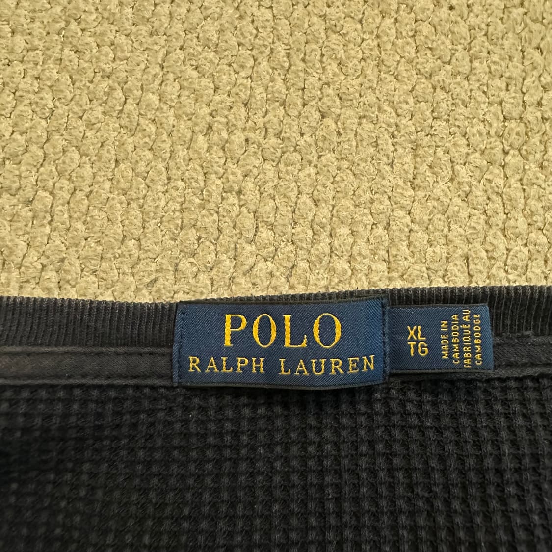 폴로 Polo 와플 써멀 롱슬리브 티셔츠 상품이미지3