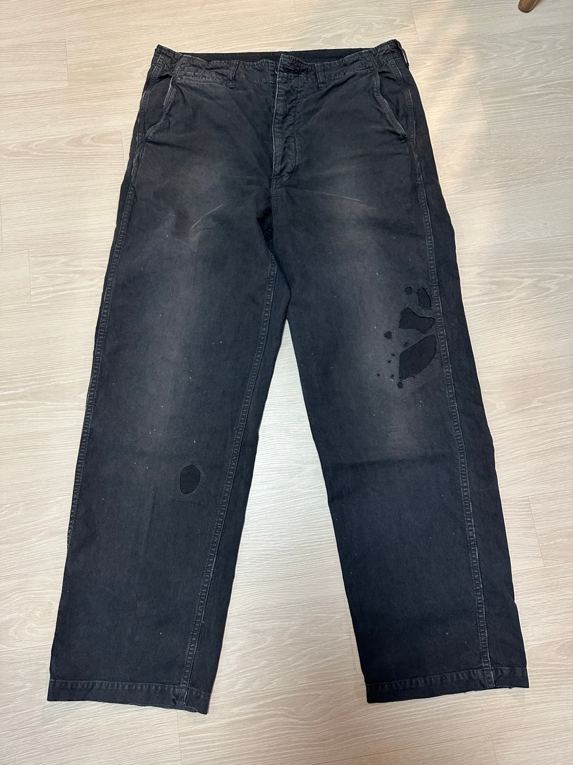 비즈빔 크래쉬 치노 팬츠 블랙 상품이미지1