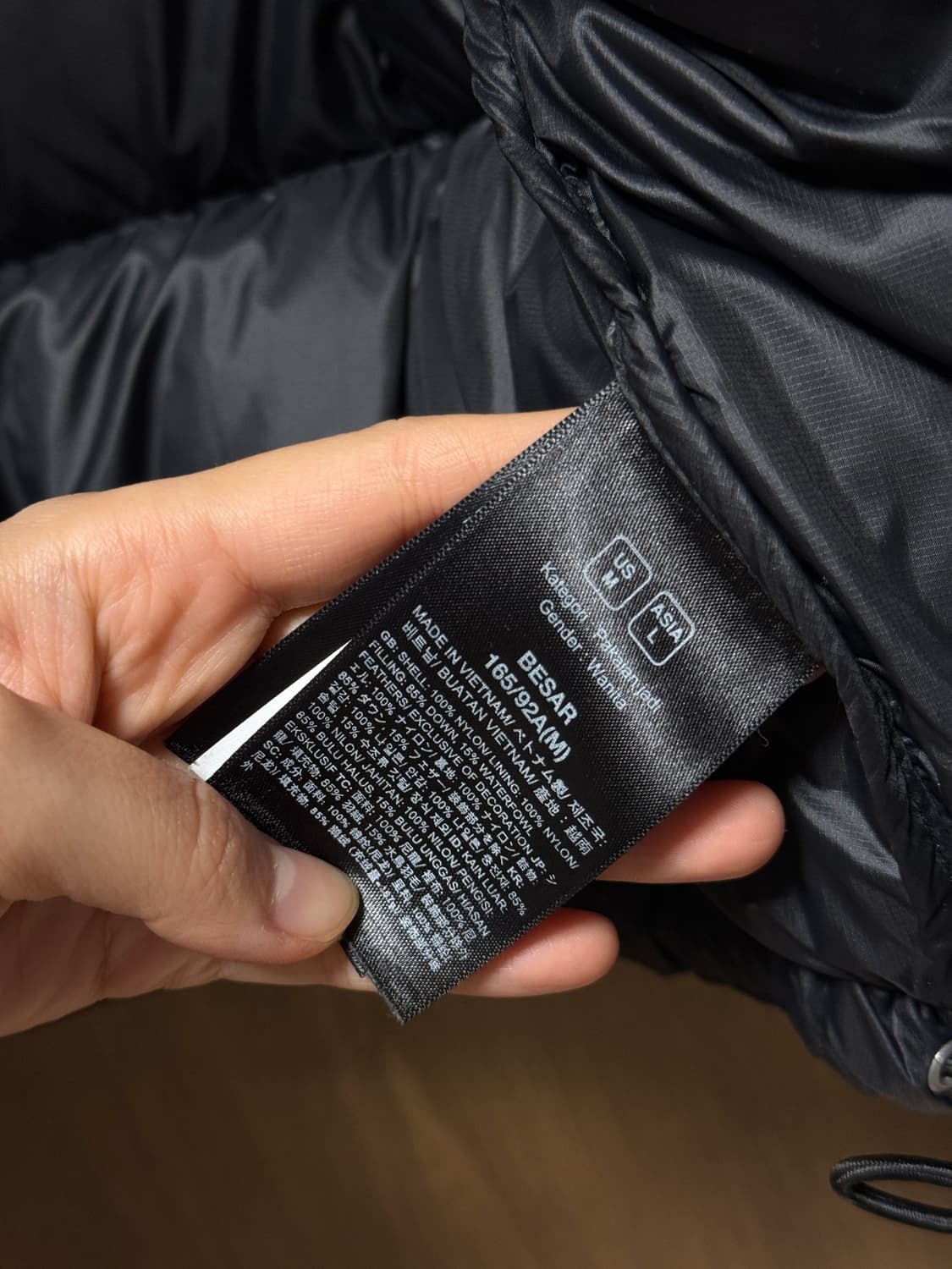 노스페이스 눕시 숏 자켓 블랙/95L 상품이미지7