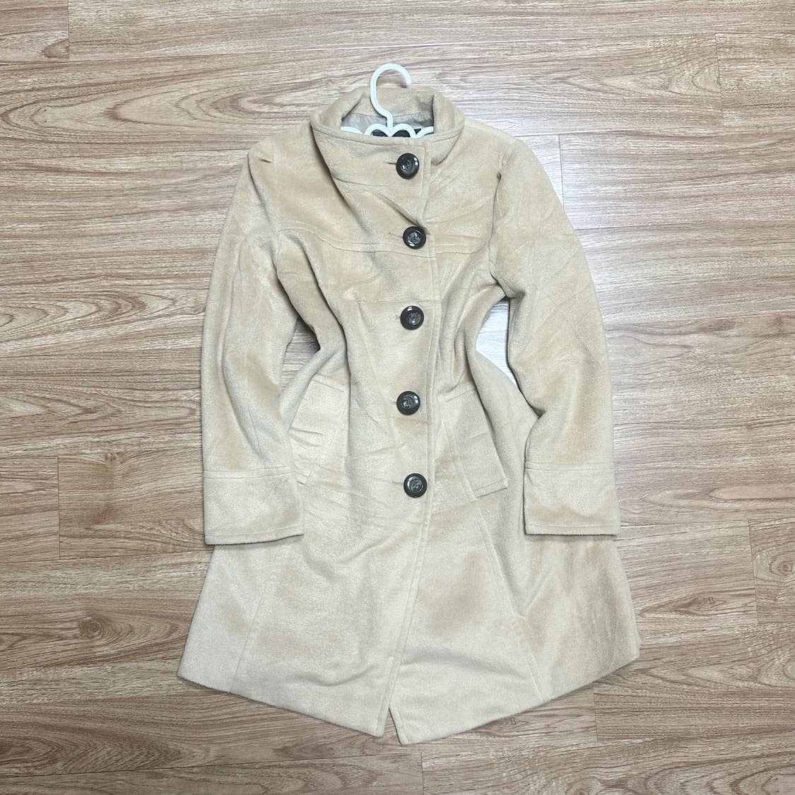 빈티지 브라운 라떼 코트 히메갸루 로걀 코이세이오깔 공겜여주 고딕 긱시크 상품이미지1