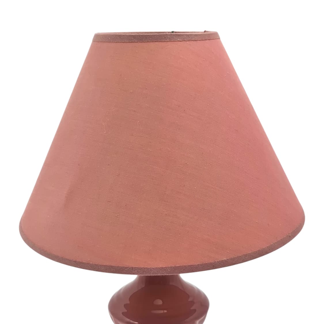 80s 소쇼 레트로 로즈 도자기 스탠드 램프 상품이미지3