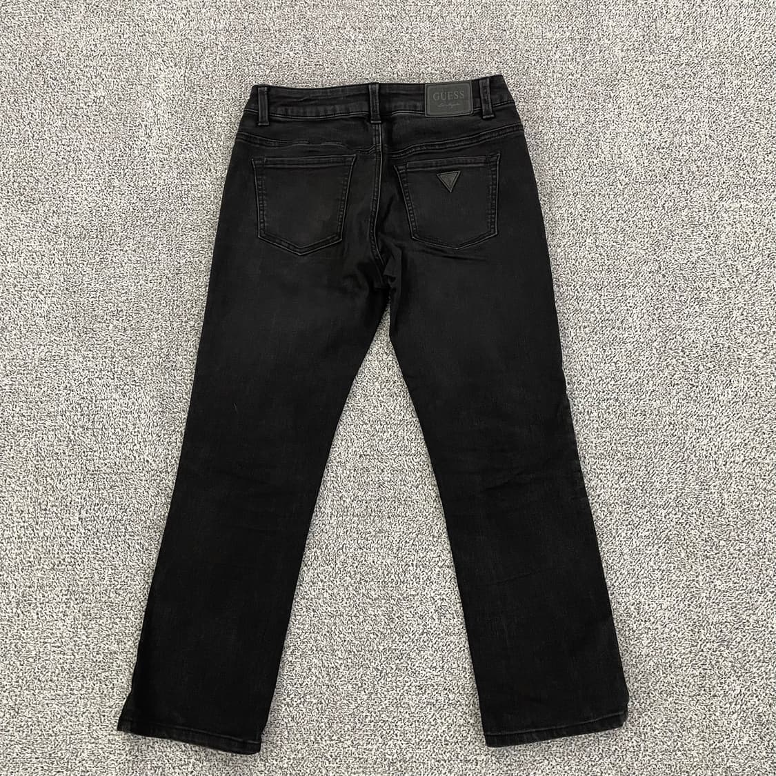 [30] 게스 블랙 흑청 데님팬츠 1209EB2 상품이미지2