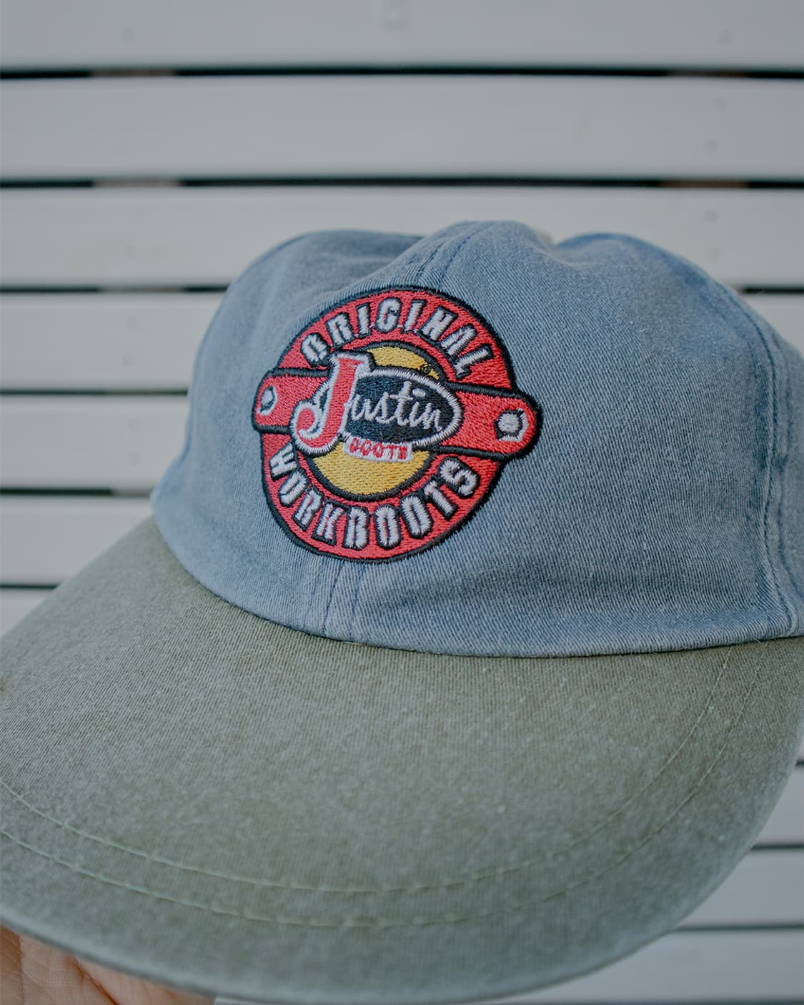 Justin Boots two-tone washing 캡 상품이미지2