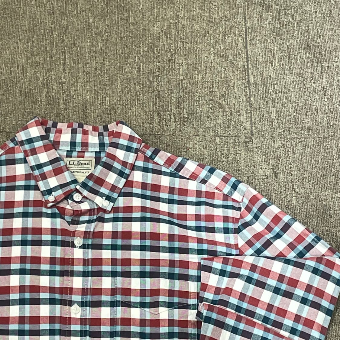 (M) L.L.Bean 엘엘빈 체크 셔츠 상품이미지2