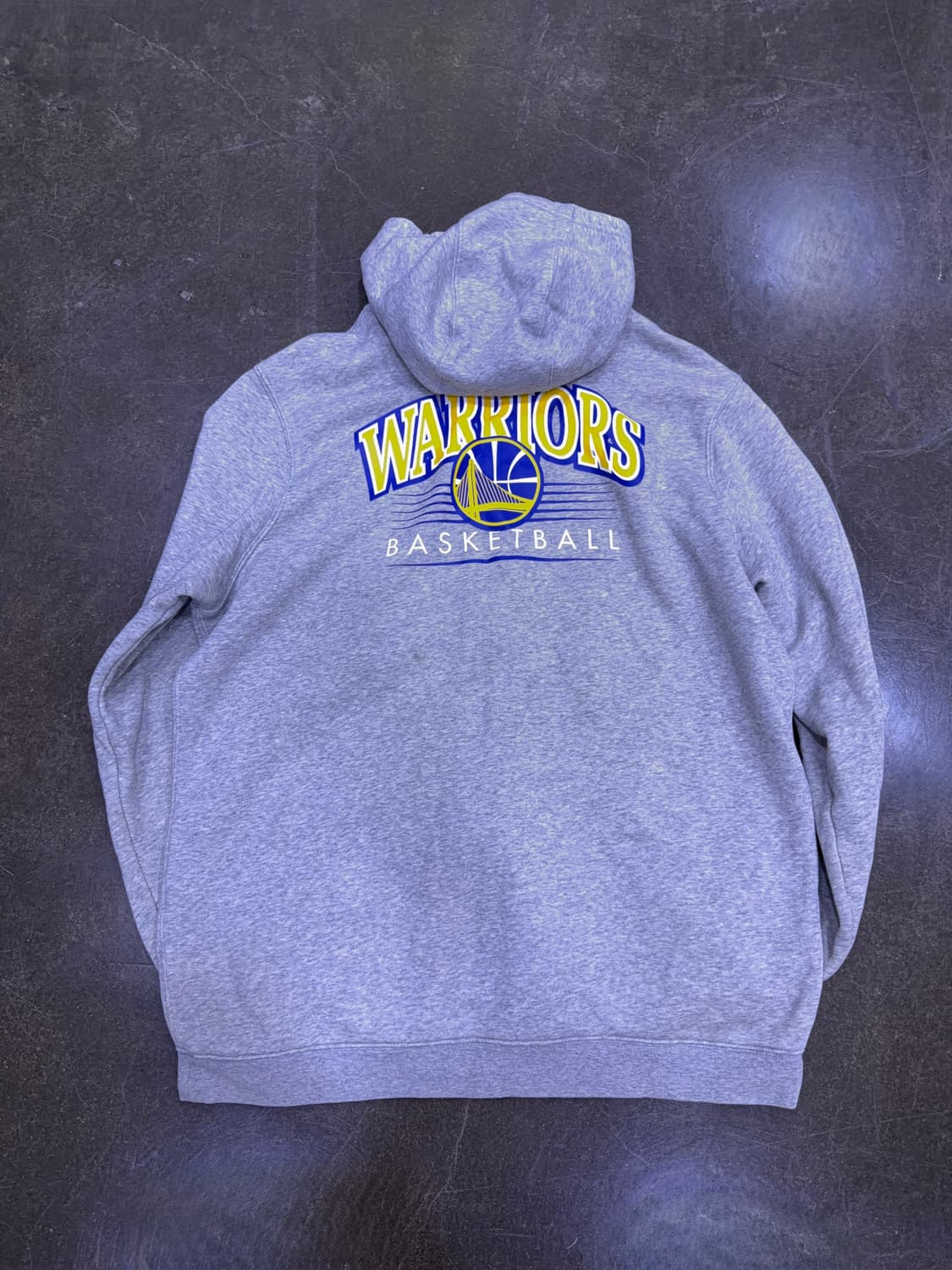 나이키 NBA 골든스테이트 워리어스 후드집업 후디 그레이 XL 상품이미지2