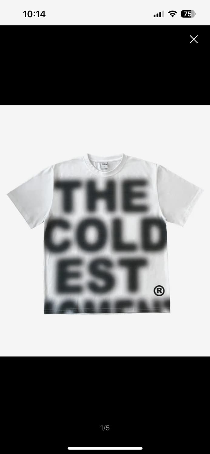 더콜디스트모먼트 TCM blur logo T 상품이미지1