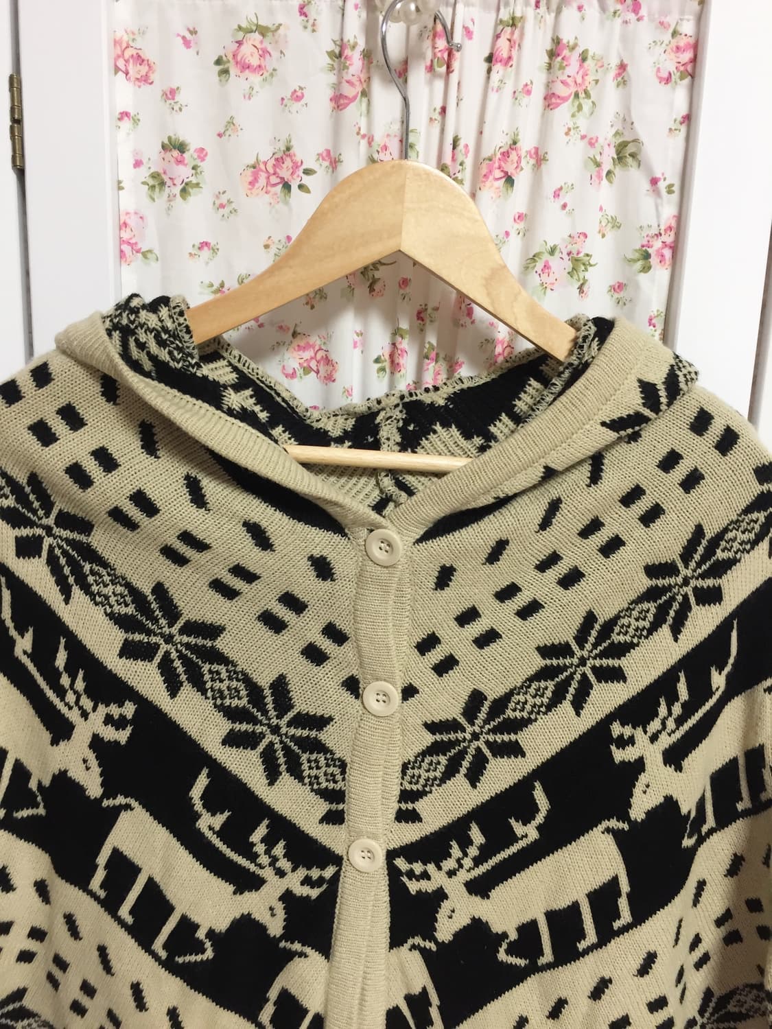 빈티지 에스닉히피 노르딕 케이프 상품이미지2