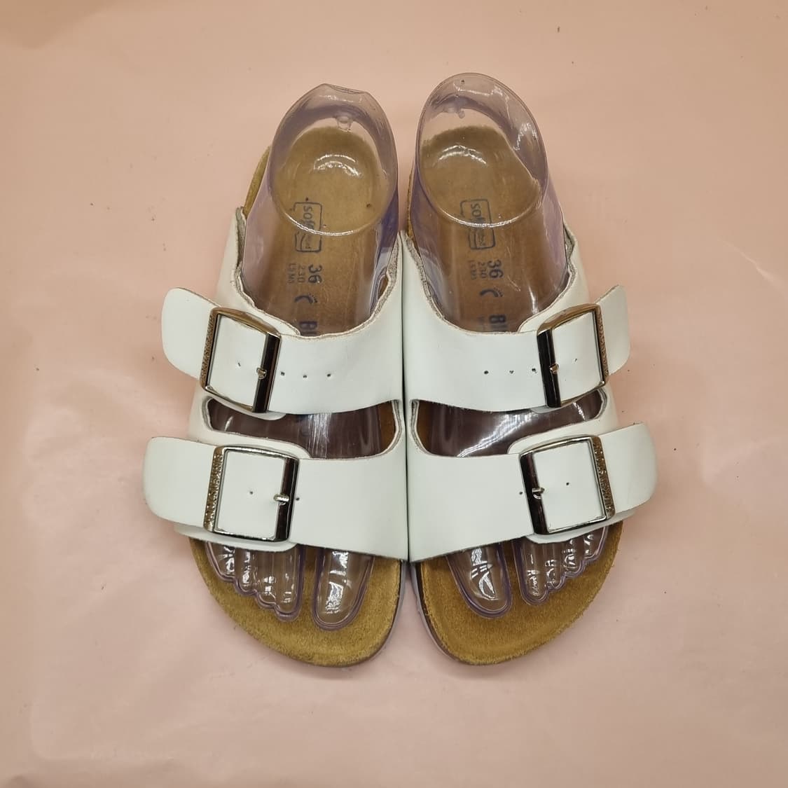 버켄스탁 아리조나 화이트 샌들 230 상품이미지2