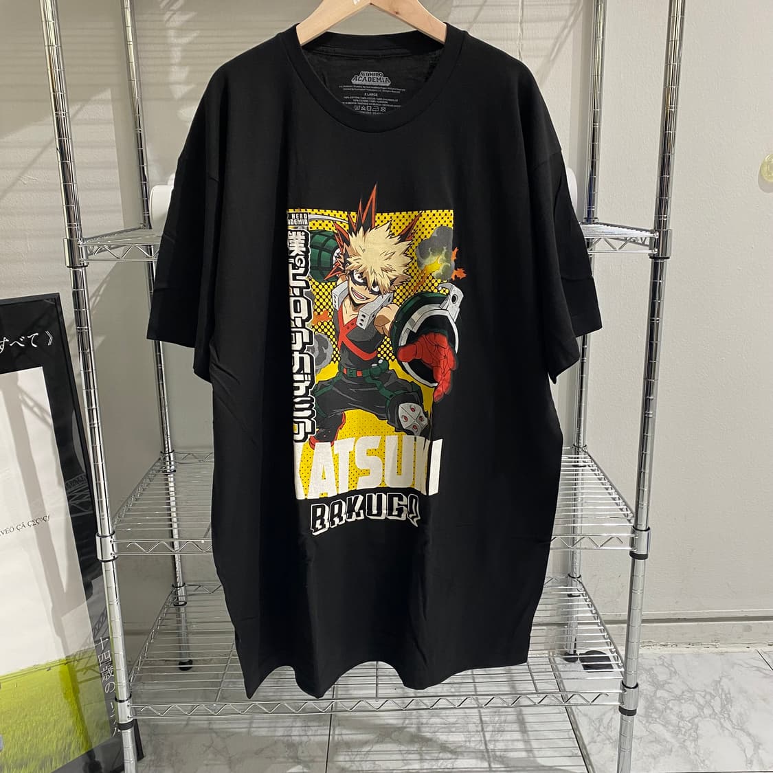 나히아 나의히어로아카데미아 오피셜 애니메이션 티셔츠 상품이미지1