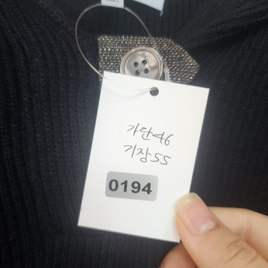 ST.JOHN 블랙 후드 니트 케이프 상품이미지6