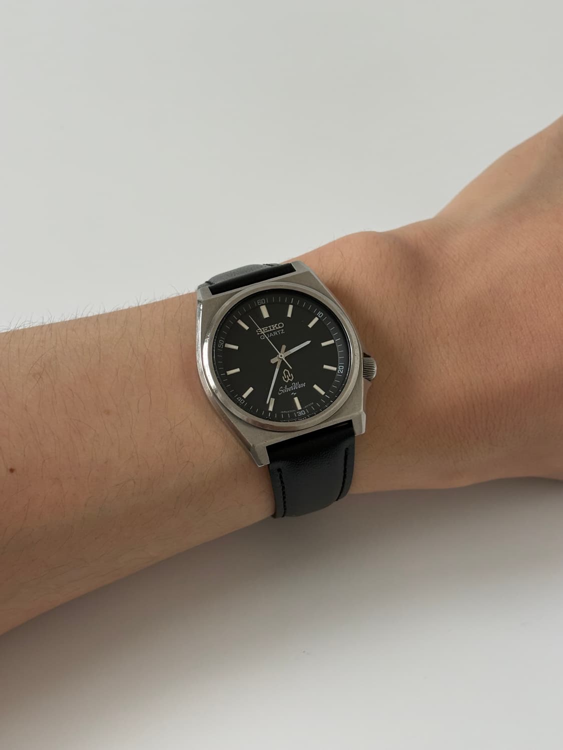 1980s Silverwave Black Silver Quartz 상품이미지8